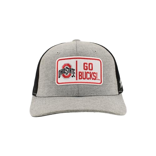 Ohio State Buckeyes NCAA Licensed Trucker Hat Heather - Carson Patch