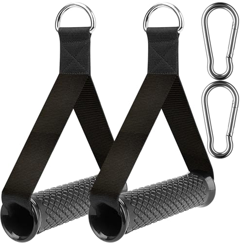 Heavy Duty Cable Handles with Non-Slip Grips - Black