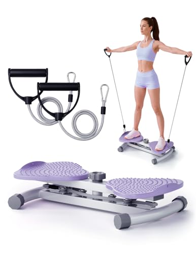 Ab Twister Board for Body Toning - Compact Portable, Purple