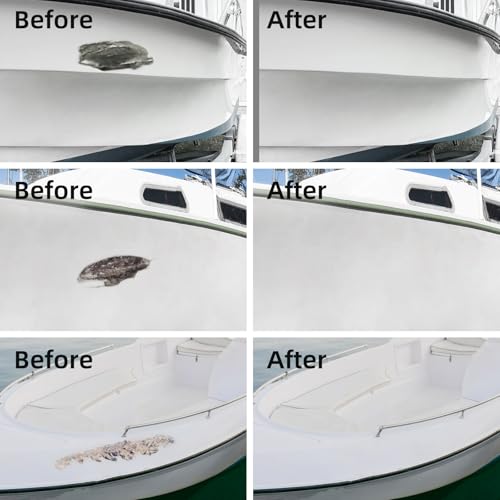 Globalcom Marine Fiberglass Repair Kit White – Gel Coat for Boats