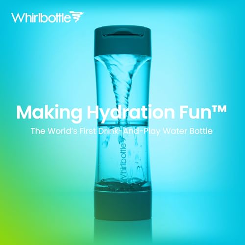 Whirlbottle Drink-And-Play Water Bottle for Kids – Satisfying Fidget Toy & Vortex Sensory, 21 oz BPA-Free Tritan