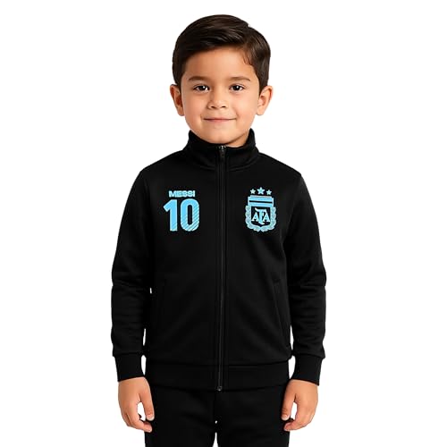 Argentina Football Association Lionel Messi Track Jacket - Light Blue, Medium