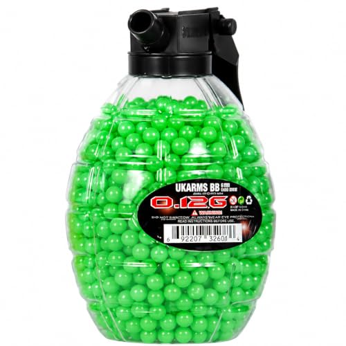 6mm Airsoft BBs - 1500 Rounds with Quickload Container - Assorted Colors