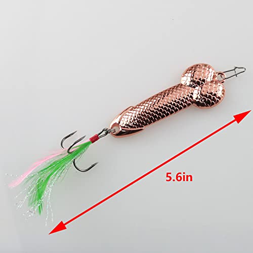 Fishing Jigs Spoon Lures - 36g Metal Crank Bait for Bass & Trout