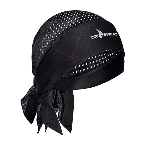 Active Wear Mesh Bandana for Sweat Absorption - Black