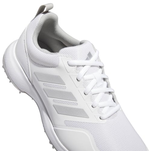 Women's Spikeless Golf Shoes - White/Grey Two/Silver Metallic