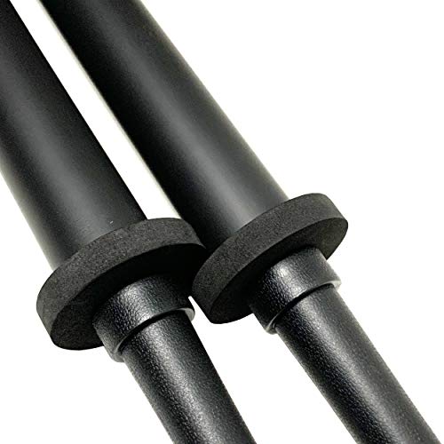 NLX Black Practice Foam Sword Set - 35.25-inch Training & Sparring Weapons