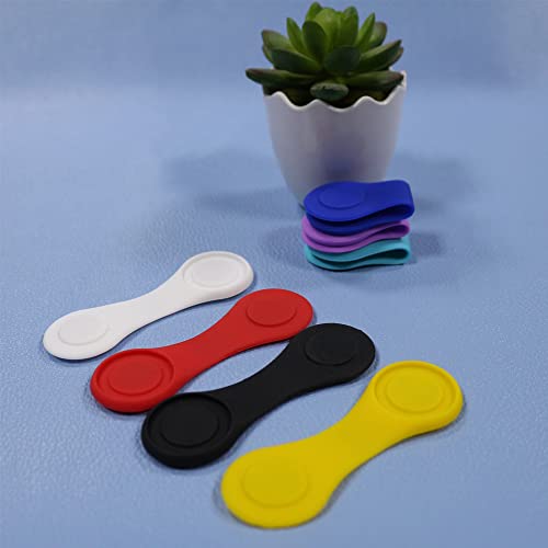 Myartte Magnetic Silicone Golf Ball Marker Hat Clip - Pack of 7, Strong Closure for Men & Women