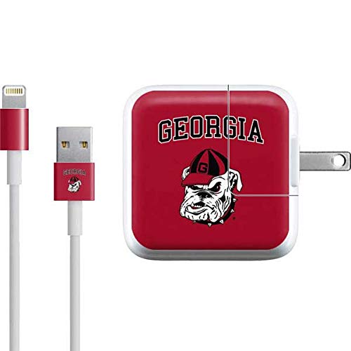 University of Georgia Bulldogs iPad Charger Skin - Red