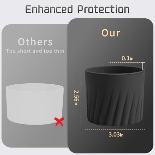 Silicone Boot for Owala SmoothSip Slider Tumblers - Very Dark