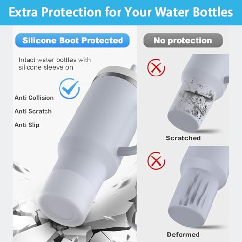 Silicone Boot Cover for Owala FreeSip 24/32 oz Tumblers - Clear