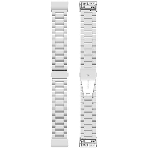 Stainless Steel Replacement Watch Band for Garmin Forerunner 35 - Silver