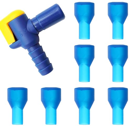 8Pcs Blue Bite Valve Replacement Mouthpiece for Hydration Bladders