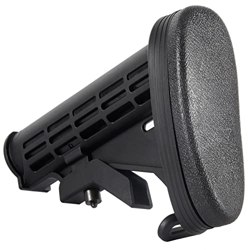 Anjilu 2-Pack Rubber Combat Butt Pads for 6-Position Rifle Stocks - Shock Absorbing Recoil Pads