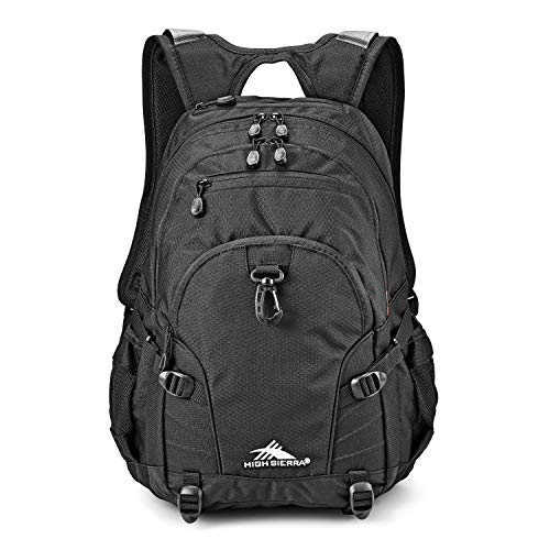 Loop Backpack for Travel and Work with Tablet Sleeve - Black