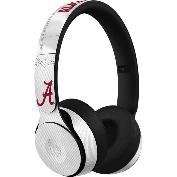 University of Alabama Decal Skin for Beats Solo Pro - White Jersey