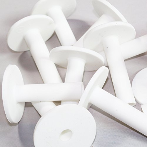Durable Golf Practice Tees - 3 Piece Set - White Rubber