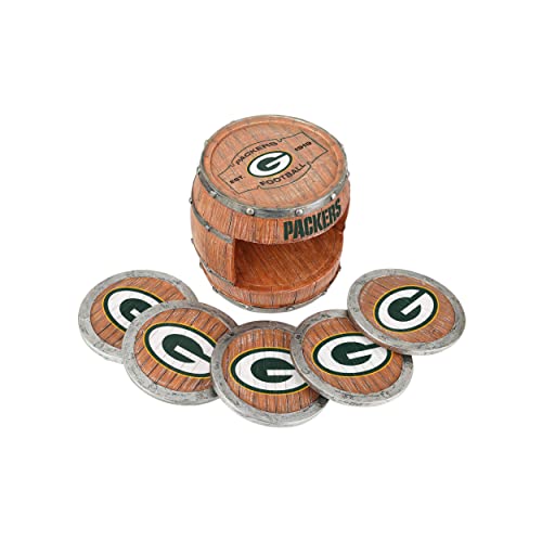 NFL Team Logo Coaster Set - 5-Pack Drink Coasters