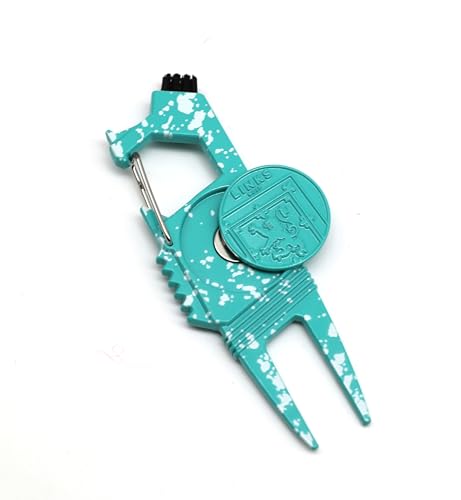7-in-1 Golf Divot Repair Tool with Ball Marker – Lightweight & Compact Golf Accessories