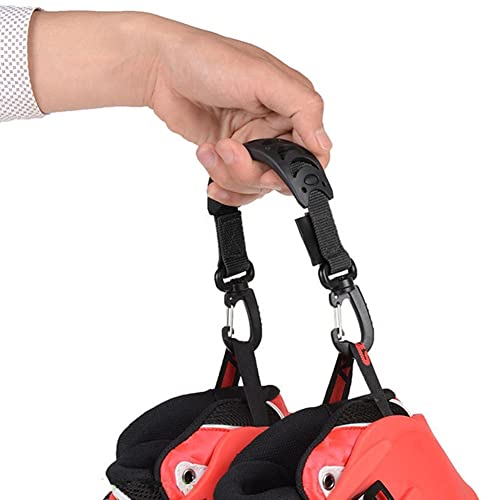 Durable Skate Boots Carrier - 2pcs 35x2.5cm with Hooks