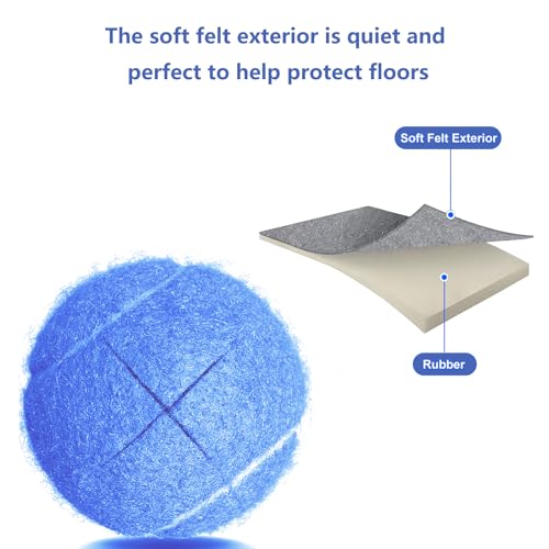 Precut Tennis Balls for Walkers - 4 Pack Floor Protection