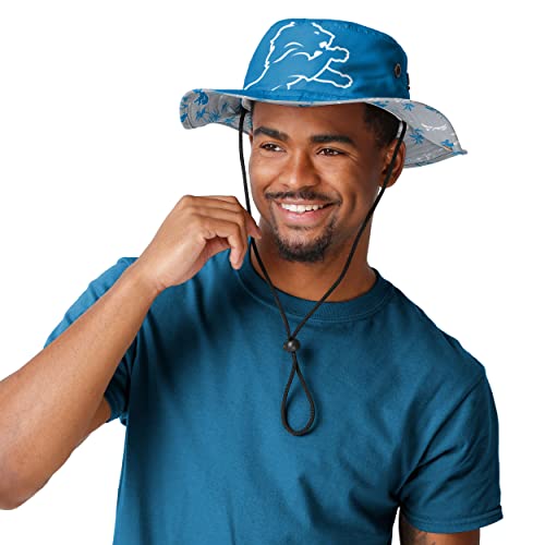 Detroit Lions Bucket Hat - Cropped Big Logo - One Size