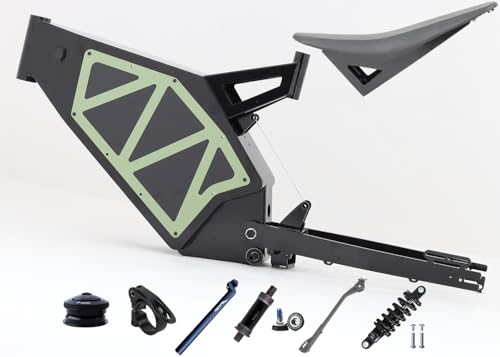 Electric Fat Bike Frame Kit - Full Suspension Enduro Design