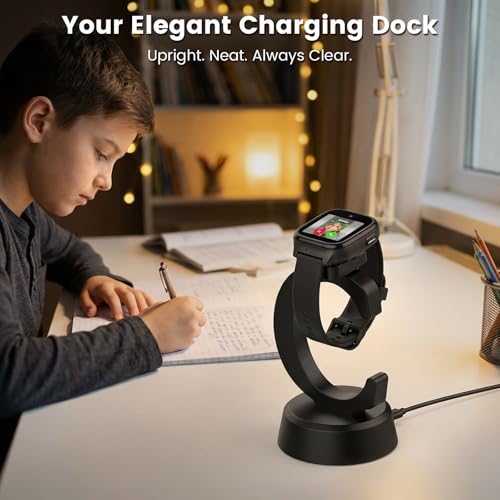 Cosmo JrTrack 5/4/3 Smart Watch Charger Stand - Magnetic Dock & Secure Base