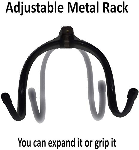 Adjustable Football Wall Holder Rack - Versatile Storage for Helmets, Hats, and Balls