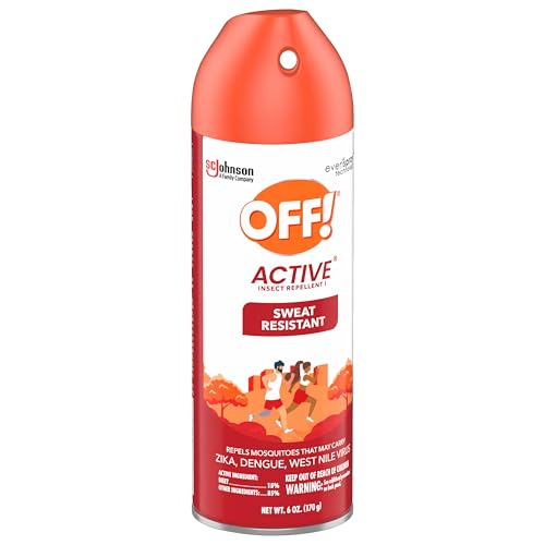 OFF! Active Insect Repellent Spray 6oz Pack of 2 Sweat-Resistant