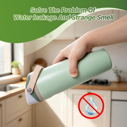 Silicone Replacement Stoppers for Owala FreeSip Bottles - Grey, 4PCS