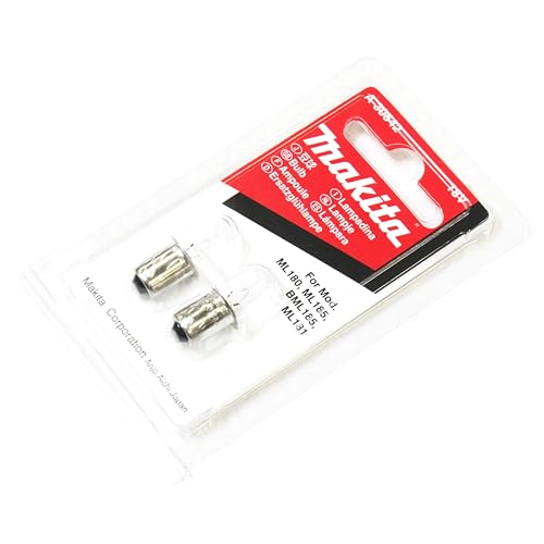 Replacement Xenon Bulbs for Makita Flashlights - 2 Count