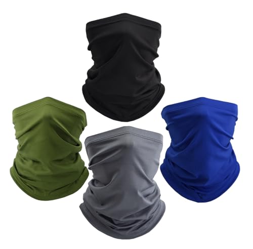 Cooling Fishing Neck Gaiter - Sun Protection Face Mask - Black, Royal Blue, Grey, Olive Green
