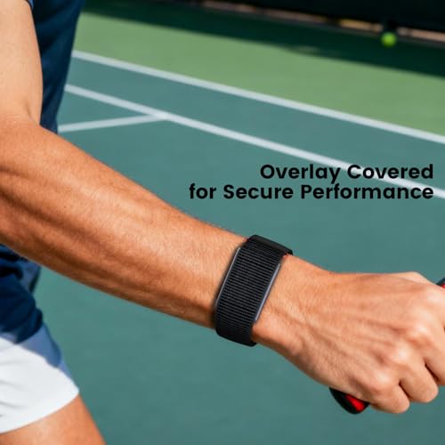 Black Nylon Loop Compatible with Amazfit Helio Watch Strap - Overlay Cover