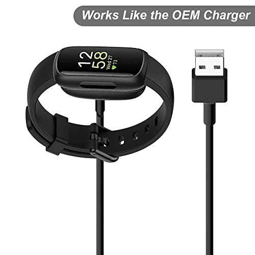 Fitbit Inspire 3 Charger Cable - 3.3ft USB Replacement