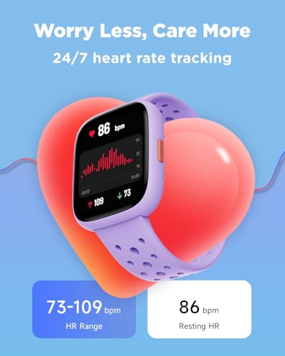 Kids Smart Watch with Fitness Tracker - 1.8" Lilac