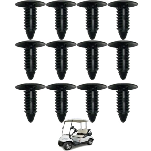 Universal Plastic Rivets for EZGO & Yamaha Golf Carts - 50 Pack