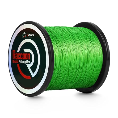 Braided Fishing Line - Grass Green, 25lb, 150Yd - Ultra Strong & Abrasion Resistant