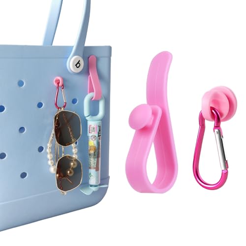 Hook Set Charms for Bogg Bags & Simply Southern Tote - Pink