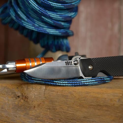 Cold Steel 1911 3" Clip Point Folding Knife Black Boxed, Razor-Sharp Blade, Griv-Ex Handle, Liner Lock, Everyday Carry