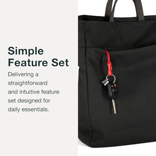 Osprey Arcane Everyday Crossbody Bag - Black, Adjustable & Fold-Over Design