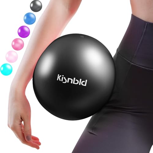 kisnbld 9 Inch Pilates Ball, Small Exercise Ball for Core &Physical