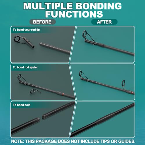 Fishing Rod Repair Kit - Epoxy Glue, Thread & Accessories