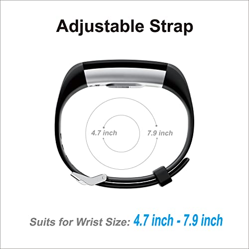 S5 Fitness Tracker Replacement Wrist Band - Black