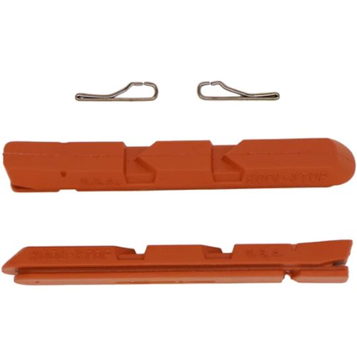 Kool Stop V Bicycle Brake Pad Inserts (Salmon)