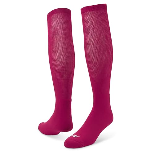 Women's Athletic Performance Over-the-Calf Socks - 2 Pair, Pink, XS-L