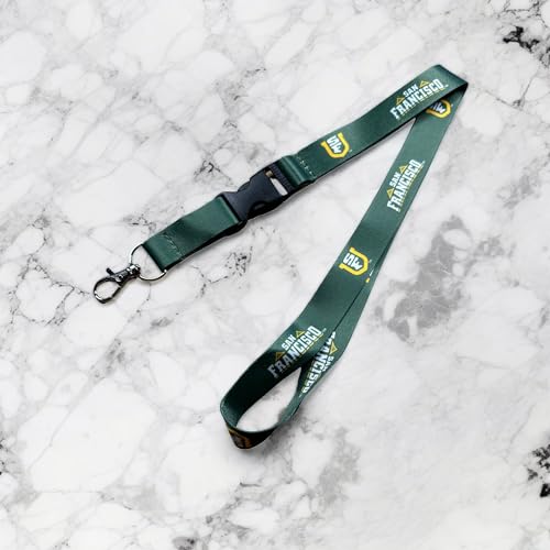 University of San Francisco Lanyard with Detachable Breakaway Buckle - Green
