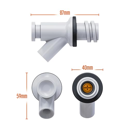 Galvanox Water Dispenser Spigot for Yeti Tundra & Tank Coolers, Leak-Proof Push-Button
