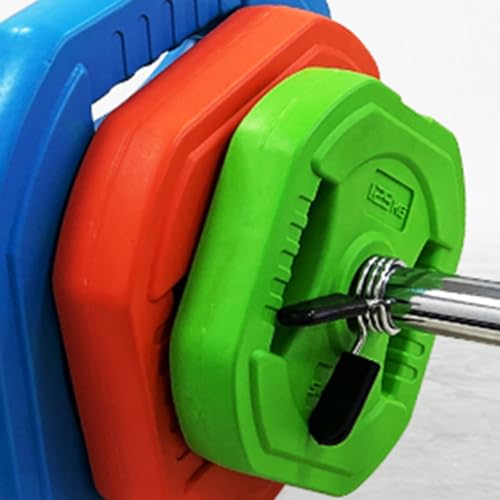 Adjustable Barbell Weight Set with Cardio Pump - 44 LB Multi-Color