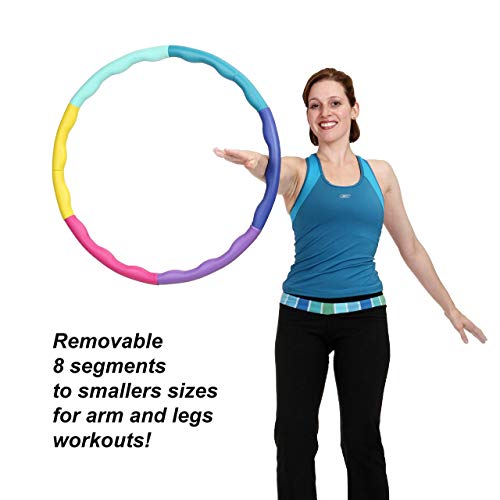 Weighted Hula Hoop - 1.5 lb Small with Wavy Ridges Design
